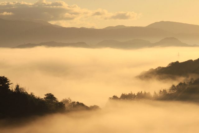 Sea of Clouds on the Observation Decks of Kenko no Mori (Forest of Health)